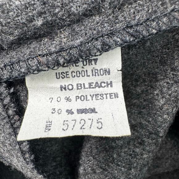 Vintage 60’s Long Gray Wool Blend Skirt Boho Cottage Waist 28 - Picture 5 of 7